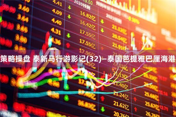 策略操盘 泰新马行游影记(32)—泰国芭提雅巴厘海港